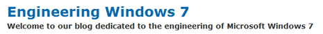 Windows 7 a désormais son blog Windows7