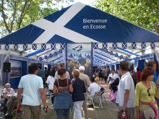 Le Pavillon de l'Ecosse, haut lieu du Festival Interceltique 2007