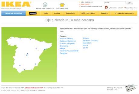 Ikea- Carte Espagne