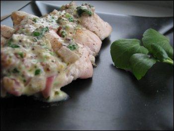Volaille sauce moutarde ancienne aux herbes provence R
