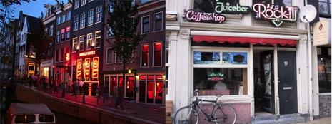 A coffee shop and the red district