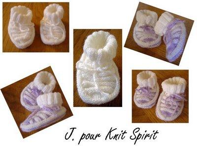 tricot chausson