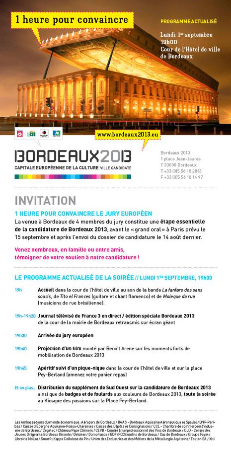 Bordeaux 2013 Programme