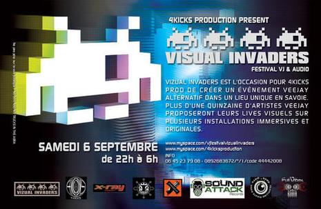 Visual Invaders 2008 Festival audio visuel Visual Invaders 2008 Festival audio visuel