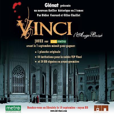 Lancement en fanfare de Vinci, l'Ange Brisé de Gilles Chaillet et Didier Convard