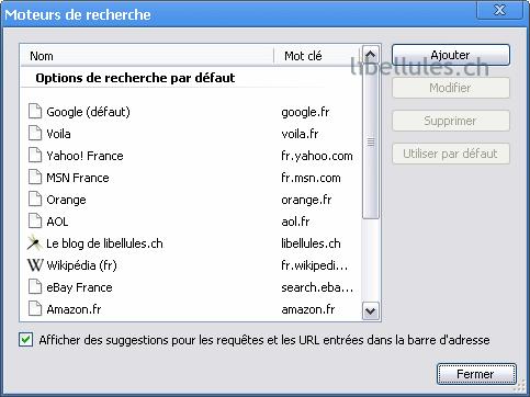 recherche google chrome