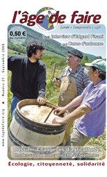 La hache de faire en pleine décroissance