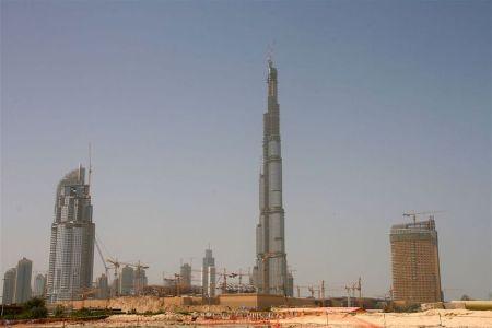 The Burj Dubaï\'s skyscraper Le plus haut gratte-ciel du monde