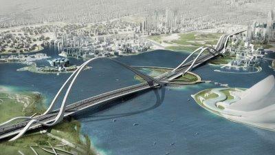 Pont Dubaï 1700m de long