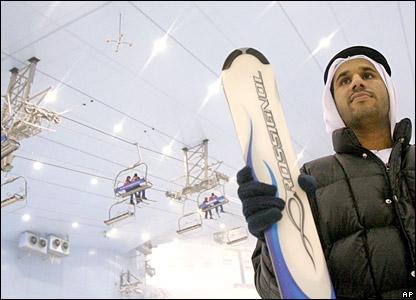Ski Dubaï skieur local