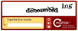 Nouveau captcha pour MondeCafés.com