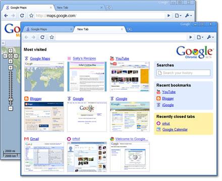 L'approche du fonctionnement de Chrome est différente des...
