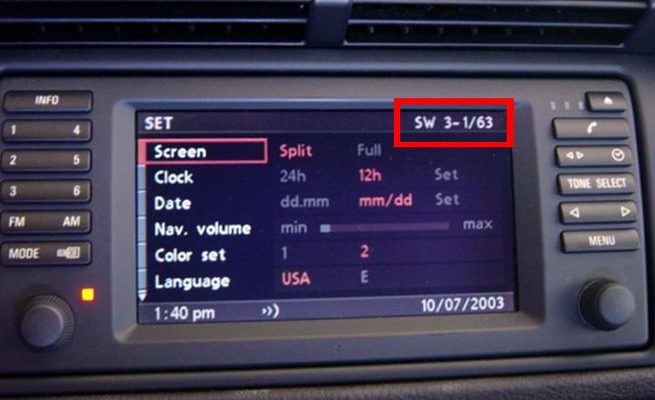 Probleme ecran gps bmw e90