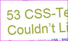 53 effets CSS…//Lire la suite…