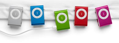 ipod shuffle red