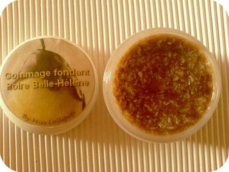 Baume et gommage fondants poire Belle-Hélène gommagefondantpoirebellehelene