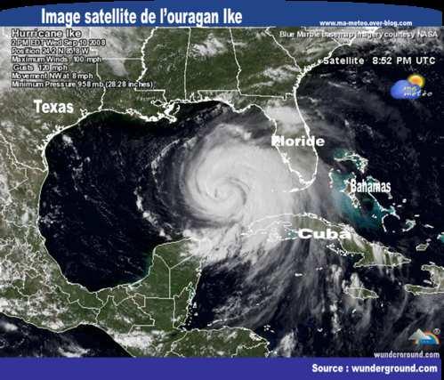 L'ouragan Ike se renforce et le Texas déclenche l'état d'uragence