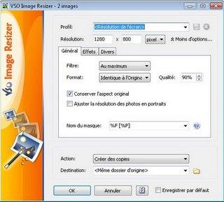 VSO Image Resizer: le couteau suisse pour se simplifier le redimensionnement photo