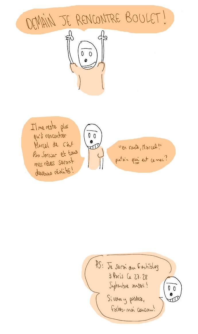 Mini note #26 - Demain je rencontre Boulet ! Mini note #26 - Demain je rencontre Boulet !