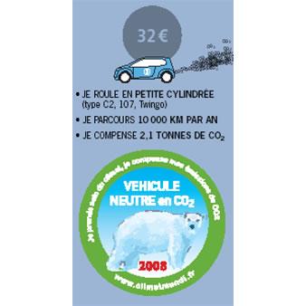 CARTE CO2 DE 32 EUROS de Nature et Découvertes