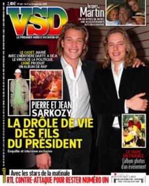 Pierre et Jean Sarkozy en Une de VSD, une photo volée... à Omar Harfouch