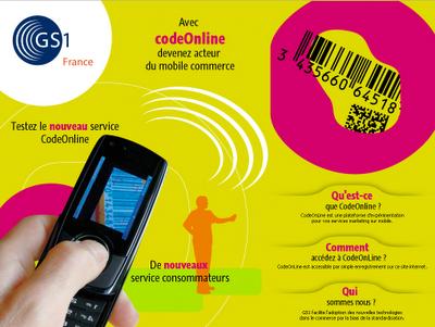 Code On Line : accéder à l'Internet mobile par les codes-barres 1D déjà disponibles sur tous les produits de grande consommation
