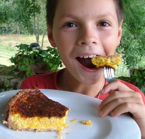 Tarte rustique aux trois fromages & aux courgettes Tarte rustique aux trois fromages & aux courgettes