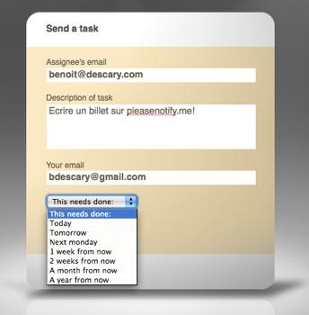 pleasenotify.me pleasenotify-me pleasenotify.me, le moyen le plus simple pour déléguer une tâche