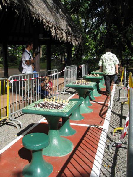 les Echecs à Tahiti: Le parc de Bougainville