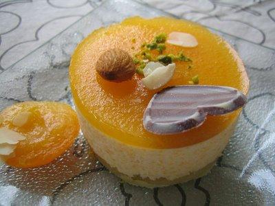 Les Abrissons.....ou ....Bavarois abricots-calissons!!!!