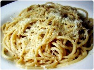 Spaghetti pecorino poivre noir