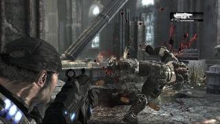 Gears of War sur Xbox 360.
