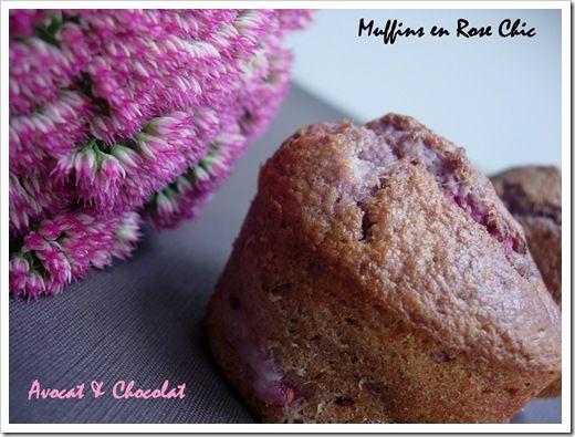 Muffins Chic  litchis, framboise, champagne et biscuits de reims