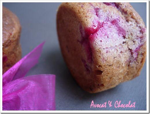 Muffins Chic  litchis, framboise, champagne et biscuits de reims 2