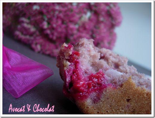Muffins Chic  litchis, framboise, champagne et biscuits de reims 4