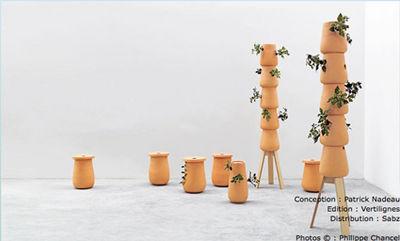 Pots en terre végétalisés de Patrick Nadeau