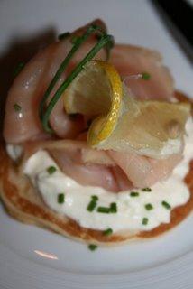 Mes blinis au saumon .......