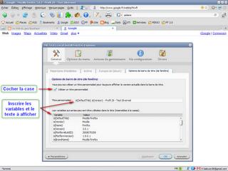 Fireox - Personnaliser la barre de titre - MR Tech Toolkit options