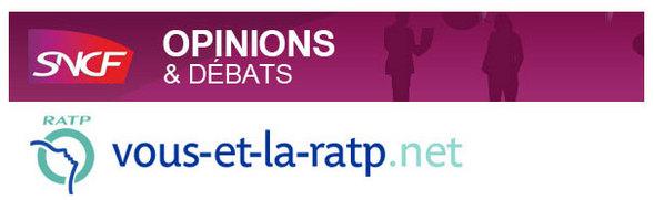 LA SNCF ET LA RATP INNOVENT EN ENGAGEANT LA CONVERSATION AVEC LEURS USAGERS GRÂCE AUX PORTAILS CLIENTS 2.0