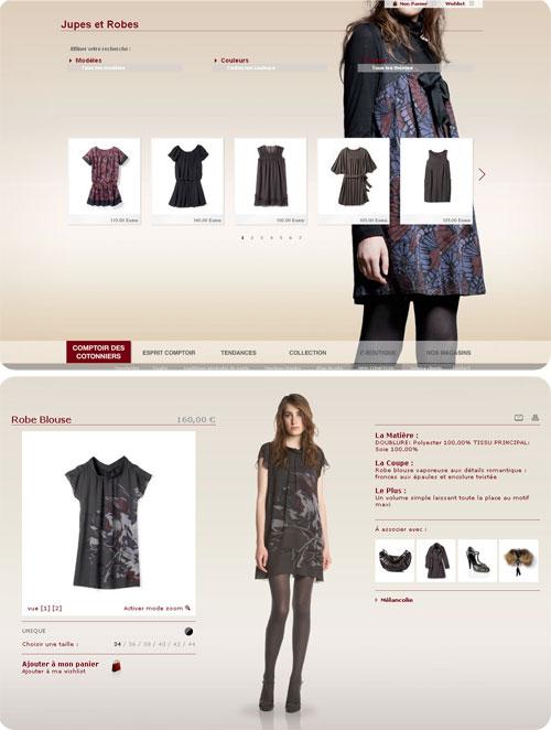 Ouverture de l'e-boutique Comptoir des Cotonniers