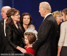 Débat entre Sarah Palin Biden “Hey call