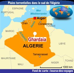 [Algérie] Pluies torrentielles dans le sud (wilaya de Ghardaia)