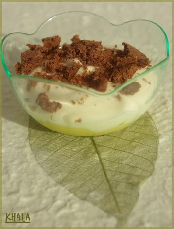 moment nostalgie : mousse mascarpone sur crème de citron