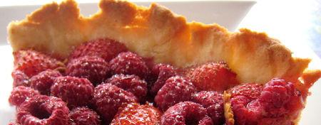 Tarte fraises- framboises DETAIL
