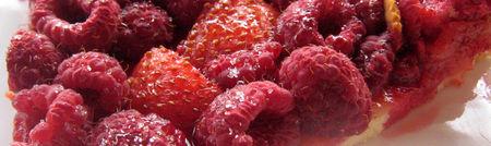 Tarte fraises- framboises DET