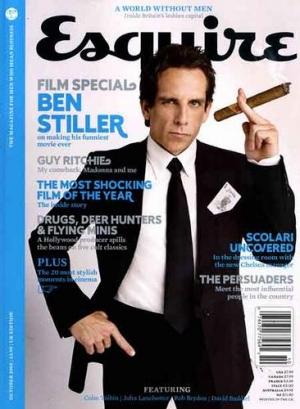 Ben Stiller en Une d'Esquire-