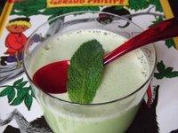 Velouté glacé aux petits pois
