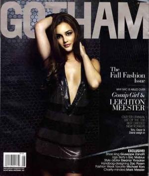 Leighton Meester en Une de Gotham