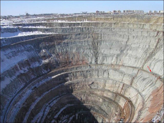 les mines de diamants-4 Les mines les plus profondes dans le monde.