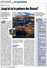 Aminona: jusqu'où ira la patience des Russes?